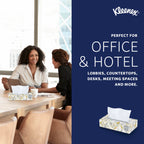 Kleenex® Professional Facial Tissue, Bulk (21606), 2-Ply, White, Flat Facial Tissue Boxes for Business (125 Tissues/Box, 48 Boxes/Case, 6,000 Tissues/Case)