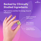 GNC Women's Energy & Metabolism Multivitamin - Women’s Multivitamin for Energy Support - Clinically-Backed Ingredients - High-Potency - Active Lifestyle Support - Gluten-Free - 180 Count (90 Servings)