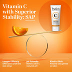 TruSkin Vitamin C Face Cream – Brightening & Hydrating Daily Moisturizer with Vitamin E, B5, Jojoba Oil & Green Tea – Smooth, Radiant-Looking Skin, 4 Fl Oz