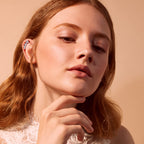JSGEMSLEE Leaf Stud Earrings Ear Climber Earrings for Women Cubic Zirconia Ear Crawler Earrings Hypoallergenic Cartilage Jewelry