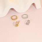 Qyalie Cartilage Helix Conch Piercing Jewelry Gold Hoop Women Earrings