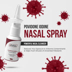 EPOTHEX 1% Povidone Iodine Nasal Spray - Powerful Nasal Cleanser & Sinus Protection - Reduce Exposure to Airborne Contaminants - Travel Friendly - 30ml