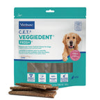 C.E.T. Veggiedent Fr3sh Plaque and Tartar Control Chews for Dogs, Large