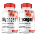 Gold Nutra Glycogen Capsules Blood Balance, Premium All Natural Ingredients, Official Maximum Strength Pills Glycogen Blood Supplement Vitamins (2 Pack)