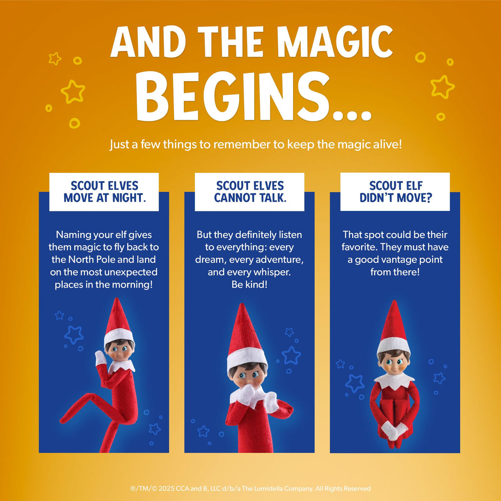 The Elf on the Shelf Box Set - Girl Scout Elf with Blue Eyes