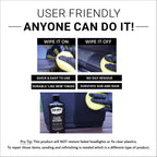 CAR GUYS Plastic Restorer | Bring Plastic, Rubber, and Vinyl Back to Life! | User-Friendly Trim Restorer | Safe Auto Detailing Supplies | 8 Oz Kit with Foam Applicator