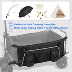 Collapsible Wagon Side Pocket, Folding Wagon Cart Storage Bag