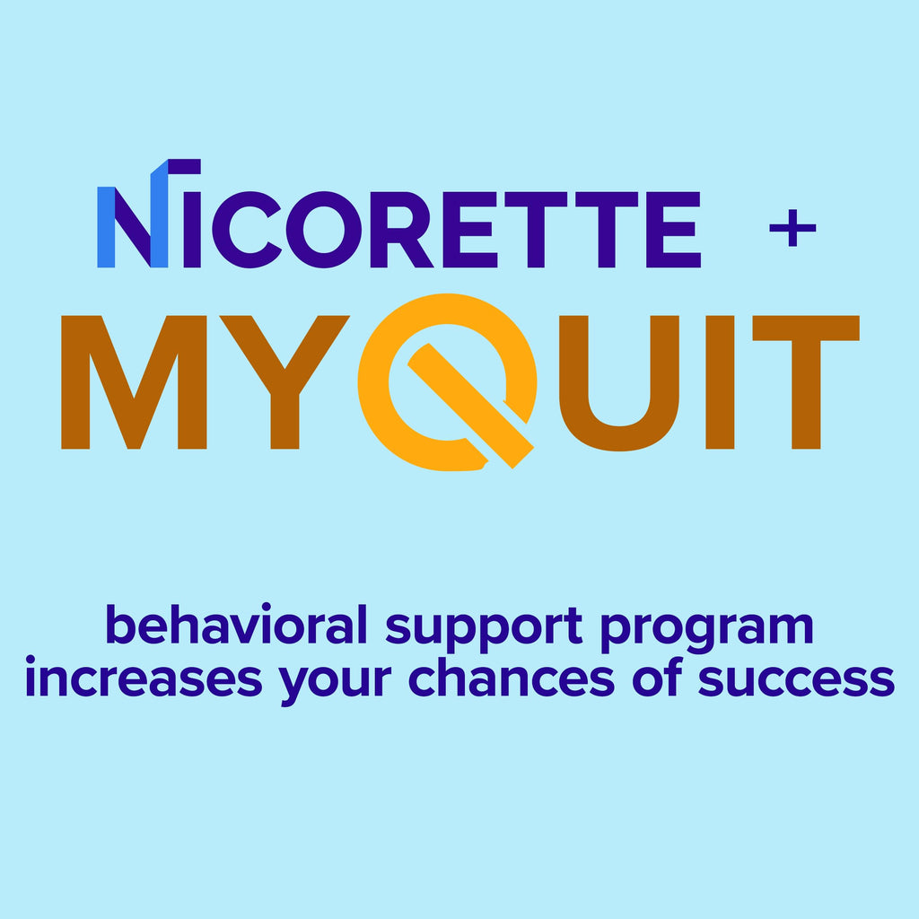 Nicorette Nicotine Gum Stop Smoking Aid, 2 mg, White Ice Mint Flavor - 200 Count