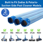Pool Vacuum Hose, 3 Pack Twist Lock Pool Cleaner Hose Replacement for MX6 MX8, 39-Inch Swimming Pool Vacuum Hoses for Inground Pools, Easy Connect