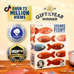 Sounds Fishy: Funny Bluffing Trivia Board Game for Families, 4-10 Players