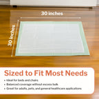 McKesson Super Underpads, Incontinence Bed Pads 30" x 30" (30x30 Inch (Pack of 100))
