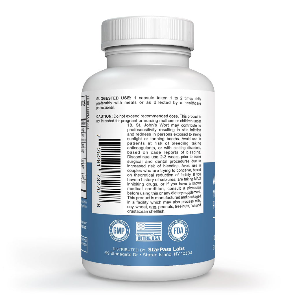 StarPass Labs Advanced Memory Formula Extreme Brain Booster, Brain Supplement for Memory, Focus and Mental Performance, Memory Vitamins for Better Brain Health 180 Capsules (3 Pack)
