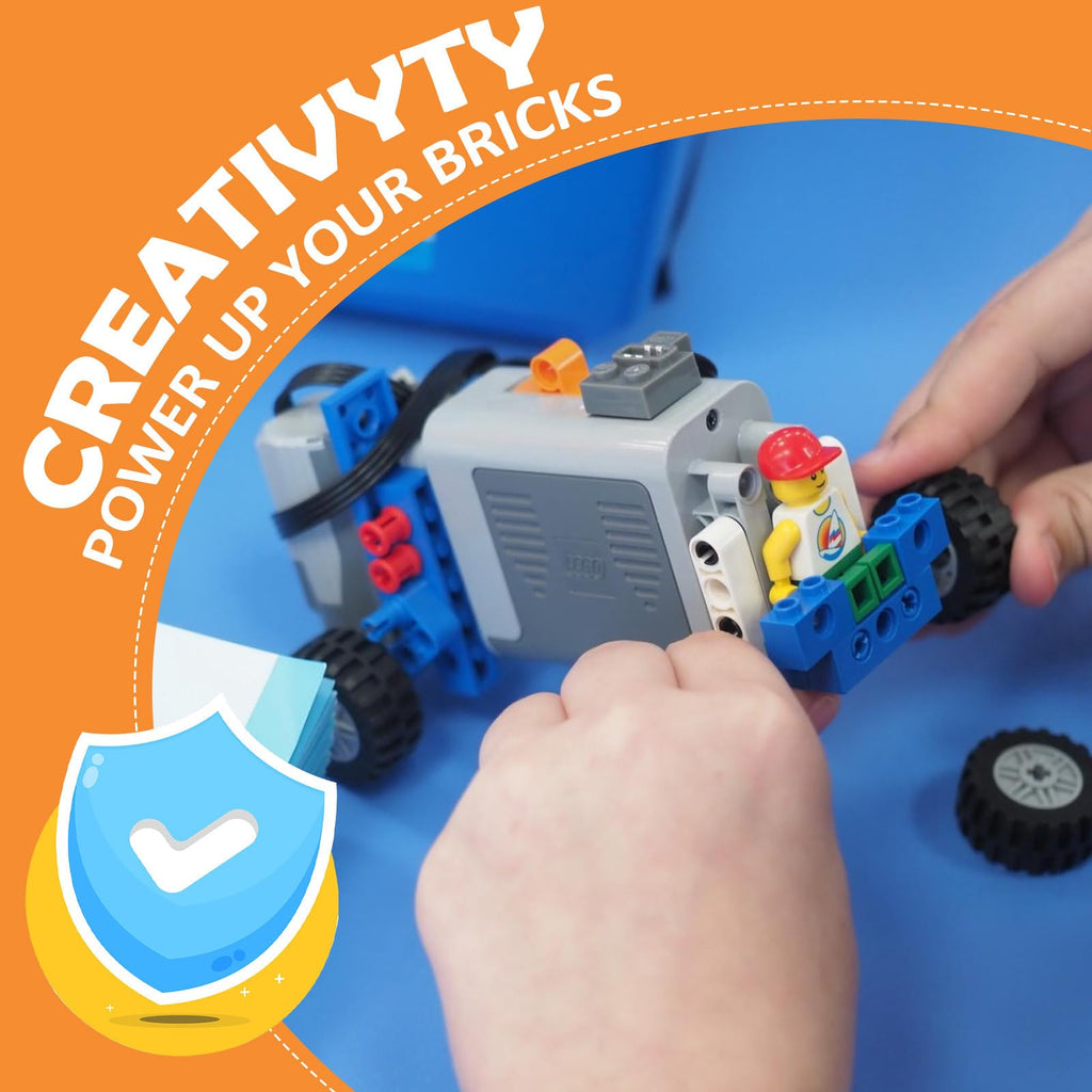 9-in-1 Motor Kit Compatible With Lego Technic, Set With Powerful Motors, Advanced Control Functionality, Ultimate Compatibility
