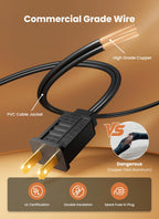 Brightown Outdoor String Lights, 69FT G40 LED IP65 Waterproof Patio Lights