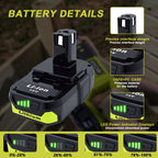 Ultraxxis 2 Pack P103 3.5Ah 18V Battery Replacement for Ryobi 18V Battery Compatible with Ryobi 18V Tools – Extended Power and Reliability