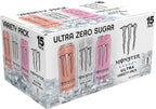 Monster Energy Ultra Variety Pack, PKZSD, Sugar Free Energy Drink, 16 Ounce