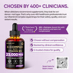 Venture Pal Vitamin B Complex Liquid Drops, B12 Methylcobalamin | B9 Folic | B1,B2,B3,B5,B6,B16 - Vitamin C, Choline, Inositol, Immune & Energy Metabolism, Brain & Heart Support