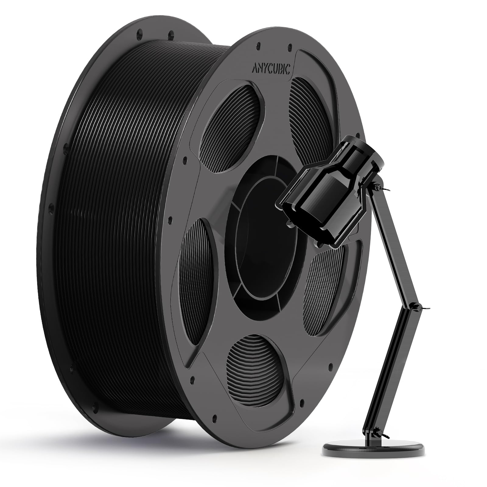 ANYCUBIC PC Filament 1.75mm, Tough and Long-Lasting Polycarbonate 3D Printer Filament, Accuracy +/- 0.02mm, Fit Most FDM 3D Printer, 1KG Spool, Black