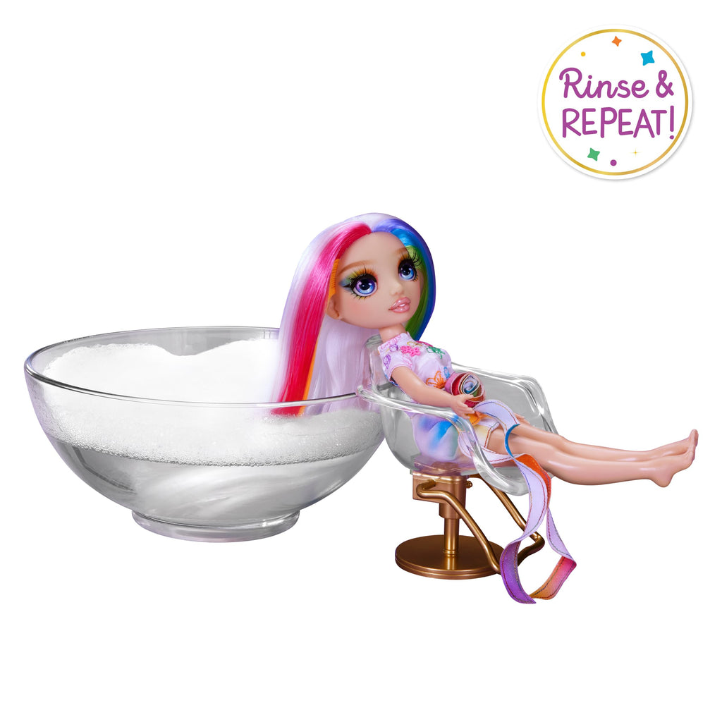 Rainbow High Hair Chalk & Style Amaya - Rainbow 11” Doll. Washable Rainbow Hair Chalk, Color, Style, Play, Rinse & Repeat. Great Gift for Kids 4-12+