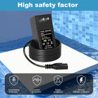 25.2V Charger for WYBOT Robotic Pool Vacuum Cleaner Compatible with Wybot C1 OS7010C Cordless Pool Vacuum Cleaner Power Adapter Cord