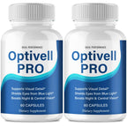 Optivell Eye Capsules, Optivell Pills Supplement - Maximum Strength, All Natural Visual Wellness and Crystal Clear View, Advanced Formula Optivell Vision Support Reviews (2 Pack)