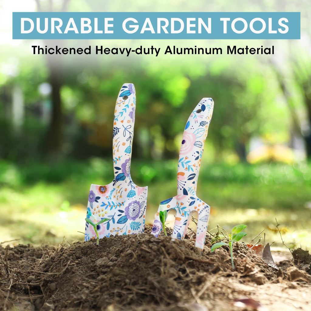 WORKPRO Aluminum Garden Tool Set, 4PCS Heavy Duty Hand Garden Tools