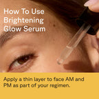 Acure Brightening Glow Serum - Anti Aging Face Serum, Bright Glow for Women & Men, Facial Skincare with Argan Oil and Cranberry Seed Oil, Vegan & Cruelty Free - 1 fl oz