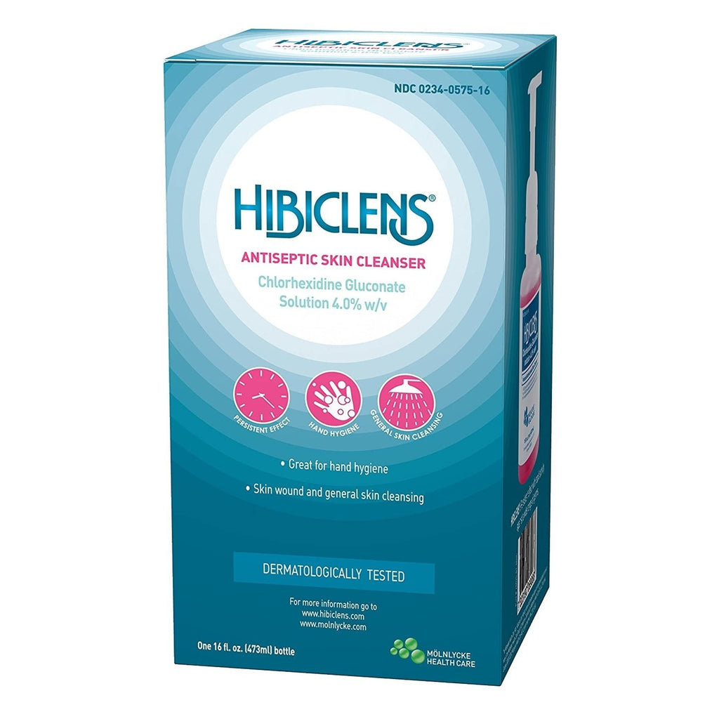 Hibiclens Antiseptic/Antimicrobial Skin Cleanser 16 oz. Liquid NonSterile Pump Bottle 1 Each 57516