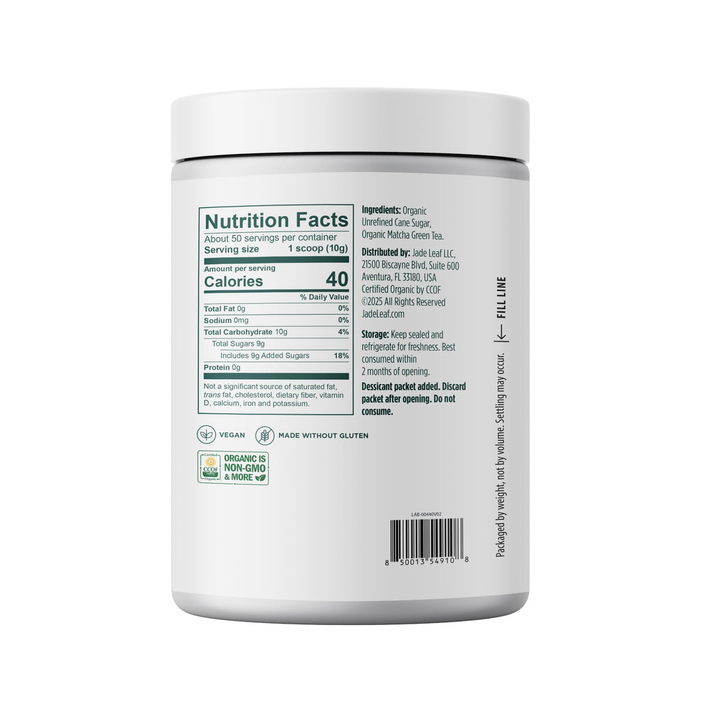 Jade Leaf Matcha Latte Mix, Original, 500g / 17.6oz