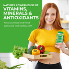 Nature's Core Fruit and Veggie Supplement - 360 Capsules - 100% Whole Super Fruit and Vegetable Vitamin, Made in USA, Soy Free, Vegan, Capsule Form - 90 Count (Pack of 4)