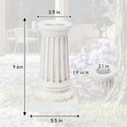 VCUTEKA Gazing Ball Stand, 8-10" Gazing Globe Outdoor Roman Garden Pedestal