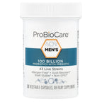 ProBioCare Probiotic for Men - Advanced Formula with 100 Billion CFUs to Support Digestive Health, Boost Immune Function, and Promote Gut Balance for Optimal Wellness (30 Vegetable Capsules)