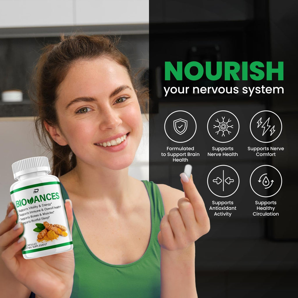 Biovances Capsules – Biovances Natural Blend Daily Health Supplement (1 Pack - 60 Capsules)