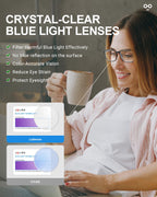 JOLISU Reading Glasses for Women, 5 Pack Black Blue Light Blocking Readers, Lightweight Cheaters Classic Eyeglasses with Spring Hinge(2.50)