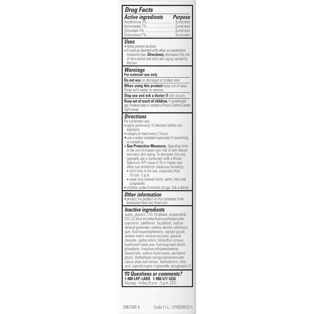 La Roche Posay Anthelios UV Hydra Sunscreen SPF 50, Daily Hydrating Sunscreen for Face with Hyaluronic Acid and Vitamin E, Broad Spectrum Invisible SPF Protection, Anti Aging, Fragrance Free