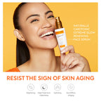 Makari Naturalle Carotonic Extreme Brightening Serum SPF15 (1.7 oz) | Helps Improve the Look of Blemishes & Uneven Areas | Brightening & Smoothing Formula with Antioxidant Support