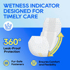 HONEY CARE All-Absorb A25 Male Dog Wrap, 50 Count, Medium, White