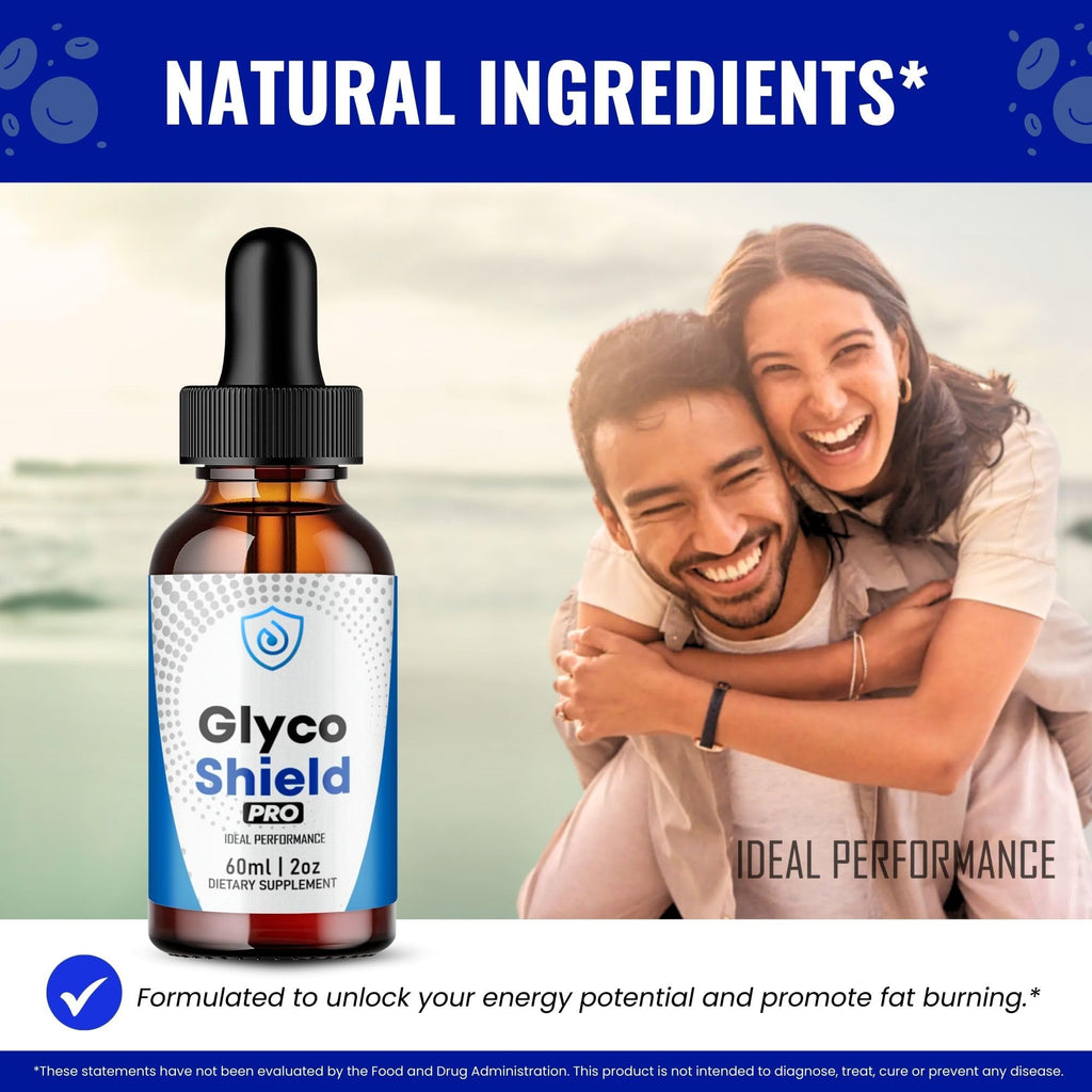 Glyco Shield Drops, Official GlycoShield Blood Formula Support Supplement - Maximum Strength, All Natural Formula to Maintain Overall Well Being & Healthy Energy, Premium GlycoShield Reviews (3 Pack)