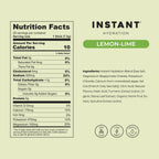 Instant Hydration Sugar Free Electrolytes Powder Packets - Lemon Lime Electrolyte Drink Mix & Travel Essentials - Post Workout Recovery, Brain Health, Muscle & Tissue Support - 20 Count