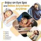 BeHoomi 20Packs Steam Eye Mask, Heated Eye Mask Warm Compress for Eyes, Disposable Self Heating Steam Mask for Home, Sleep, Spa, Travel Essentials & Relaxation Gifts, Valentine's Day Gifts (Orange)