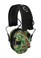 Walker's Game Ear Razor Slim Electronic Muff - Green Duck Camo