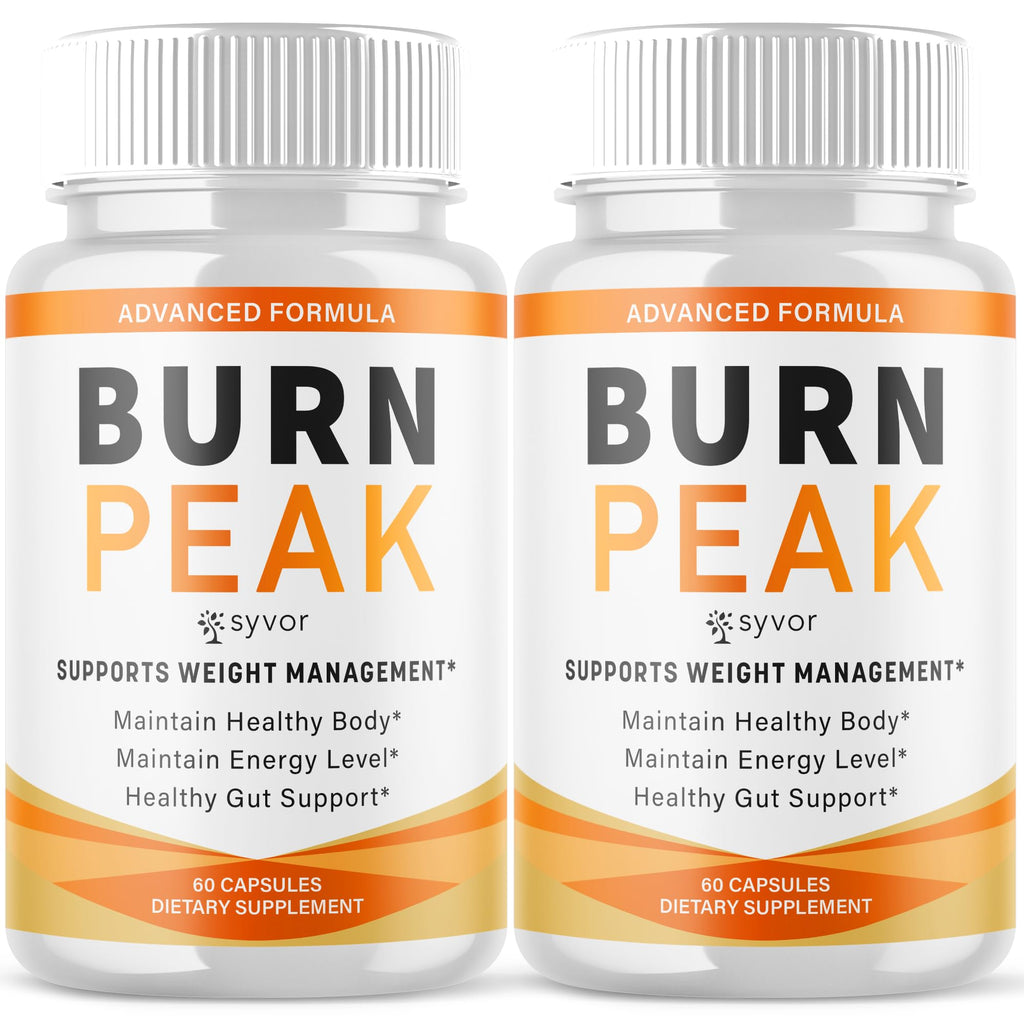 (2 Pack) Burn Peak Capsules, Official Burnpeak Pink Salt Pills with All Natural Ingredients, Advanced BurnPeak Health Supplement with Premium Vitamins for Active Lifestyle Support (120 Capsules)