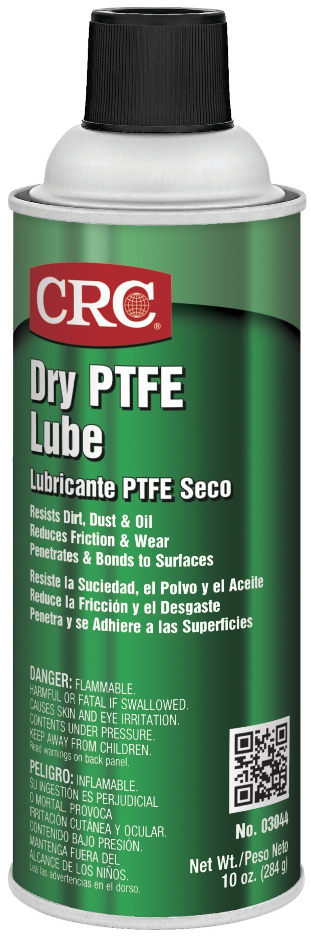 CRC Dry PTFE Lube 03044 – [Pack of 12] 10 WT. Oz. NSF H2 Registered Lubricant w/Advanced Dry Film Technology