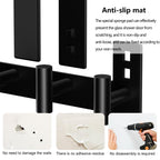 WUIVIUT Over The Door Hooks, Coat Rack Over The Door Heavy Duty Towel Rack Clothes Hanger for Bathroom liveroom Kitchen (3 Hook, Fits 1-3/4'' Thick)