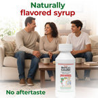 Berro y Cebolla MENPER Immune Support Syrup with Vitamin D, Zinc & Natural Herbal Extracts – Eucalyptus, Honey, Onion, Garlic & More – Teens & Adult Wellness Formula – 8 Fl Oz Each | 2-Pack