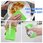 YoleShy 48 Pack Sponges Kitchen Natural Compressed Cellulose Sponges Durable Dish Sponge for Cleaning & DIY for Kids Reusable