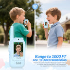 Mafiti Toys Video Walkie Talkies for Kids 2 Pack Rechargeable Long Range