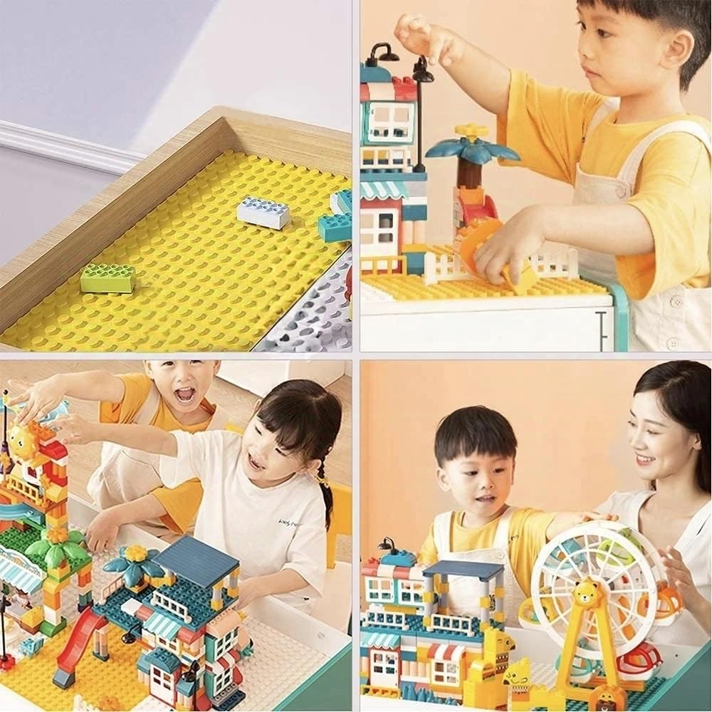 JNZong 9 Pack Road Base Plates for Building, Road Baseplates 100% Compatible with All Major Brands,Platten for City Sets(10"x10")