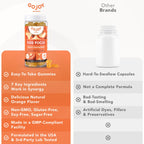 GOJOY NATURALS Kids Focus Gummies - 7-in-1 Focus & Attention Supplement for Kids & Teens w/Saffron Extract, Magnesium Glycinate, L-Theanine, Inositol & More - Vegan, Gluten & Sugar-Free, Non-GMO