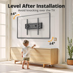 IWORKBOARD 50 55 65 inch Full Motion TV Wall Mount for 32-70 inch TV Bracket,Dual articulating Arms Mount, Tilt Swivel Extension Level, Max VESA 400x400mm, 16" Studs, 110 lbs,Fit Most 40 43 50+ TVs
